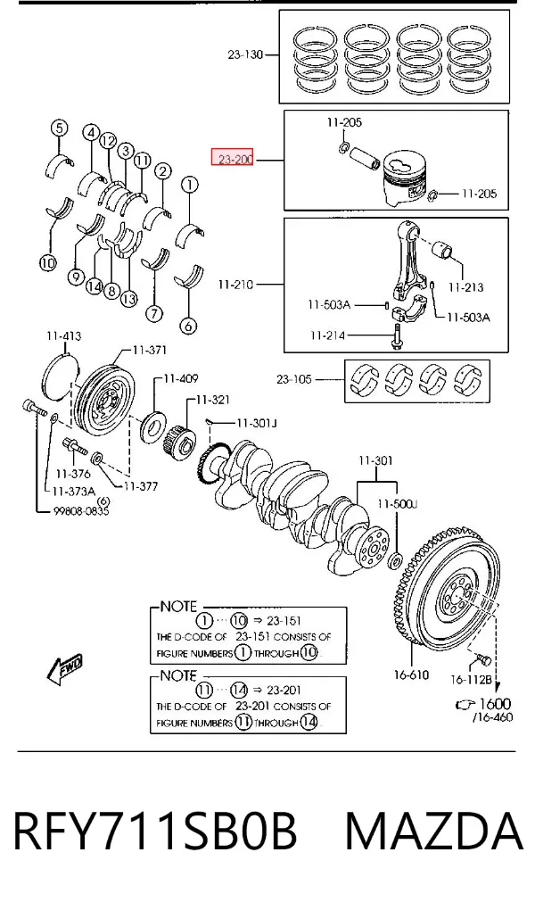 RFY711SB0B Mazda