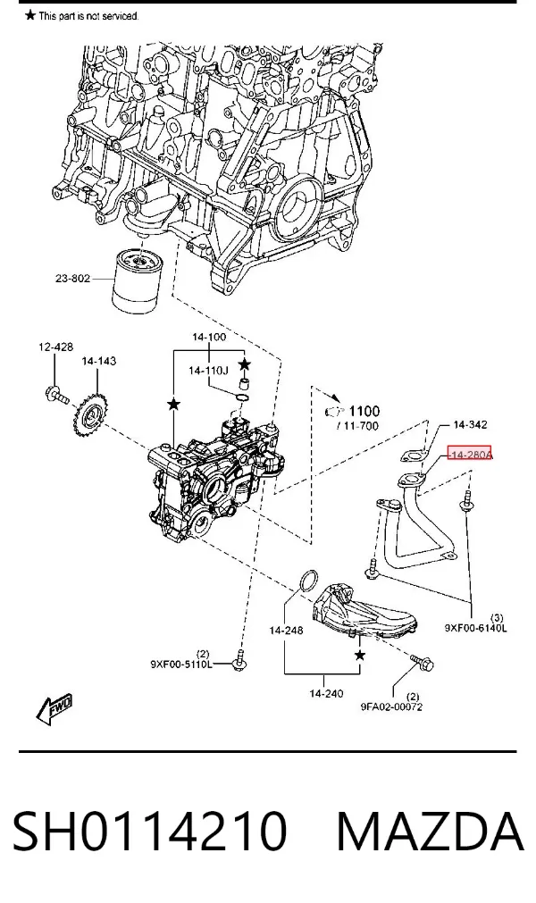  SH0114210 Mazda