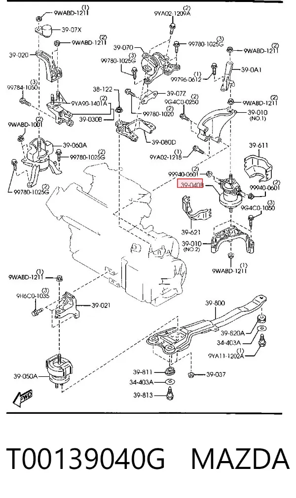  T00139040G Mazda