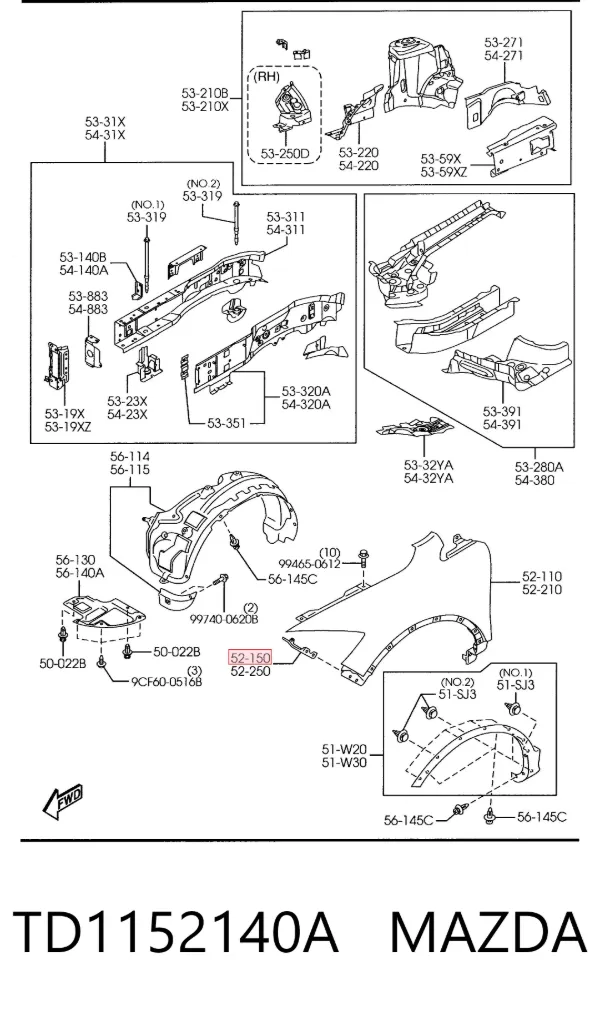  TD1152140A Mazda