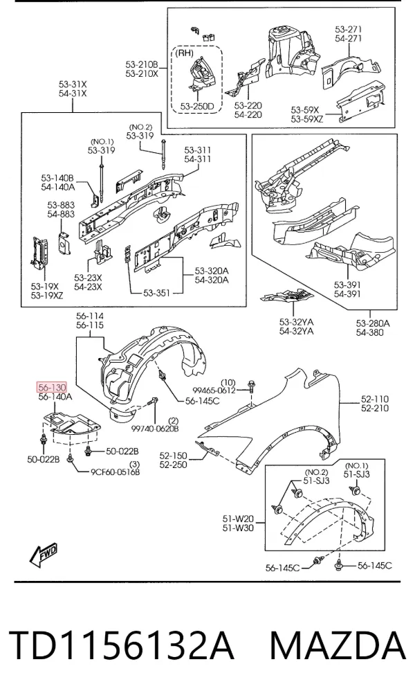  TD1156132A Mazda