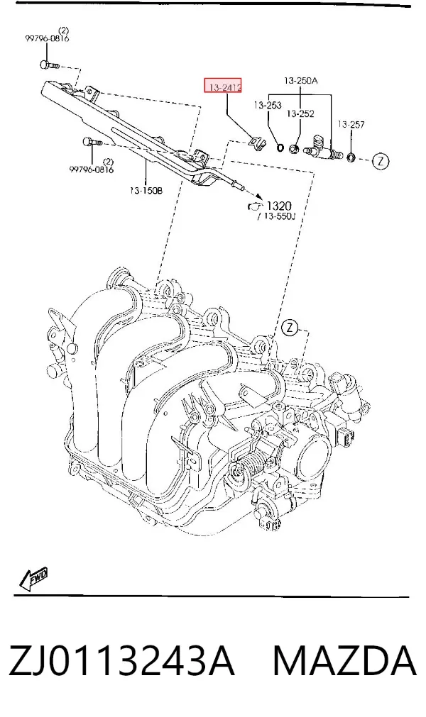  ZJ0113243A Mazda