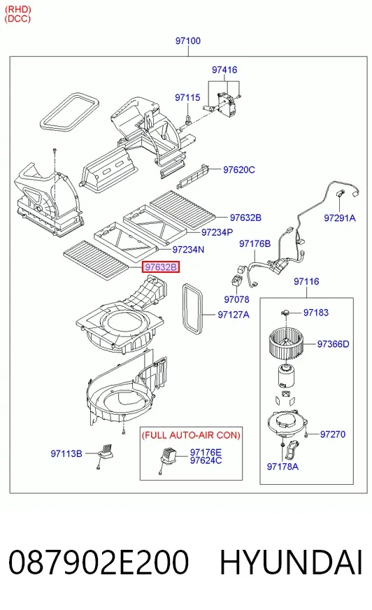 Фільтр салону 087902E200 Hyundai/Kia