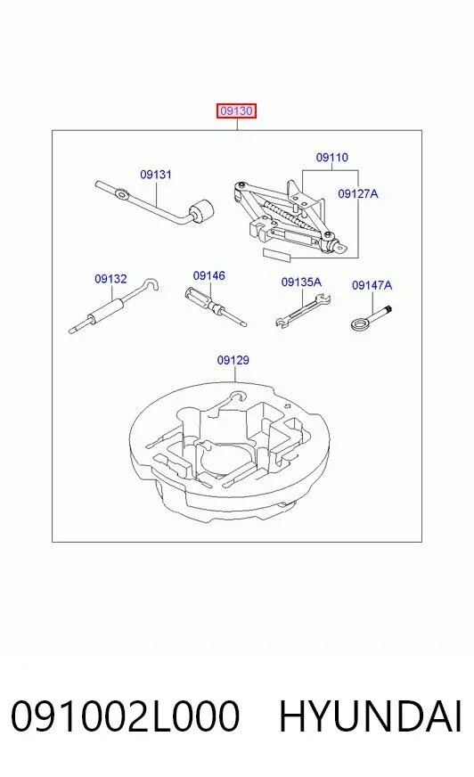  091002L000 Hyundai/Kia