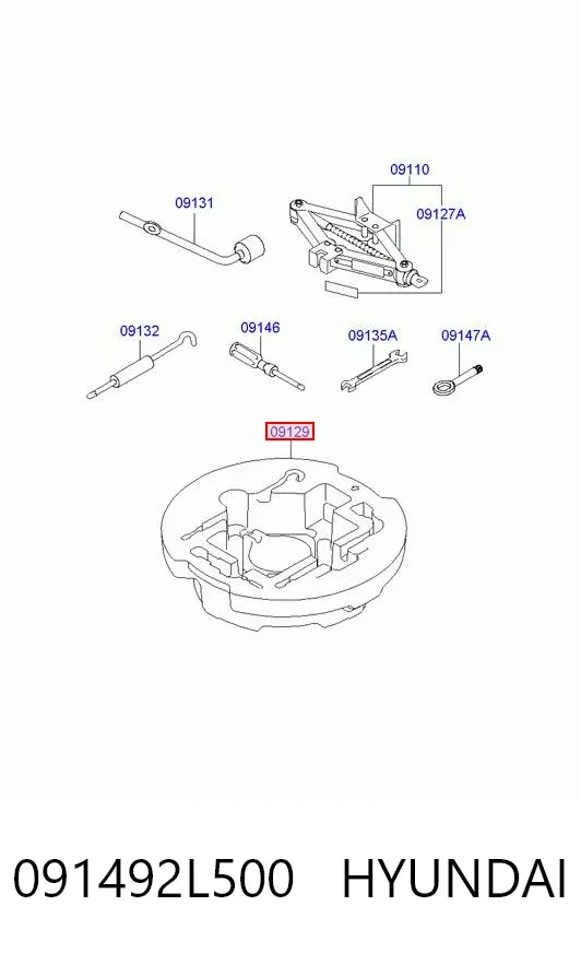 091492L500 Hyundai/Kia