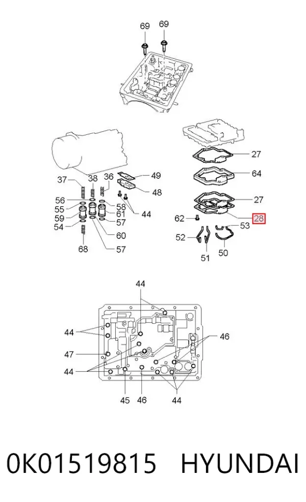 Фільтр АКПП KIA Sportage I
