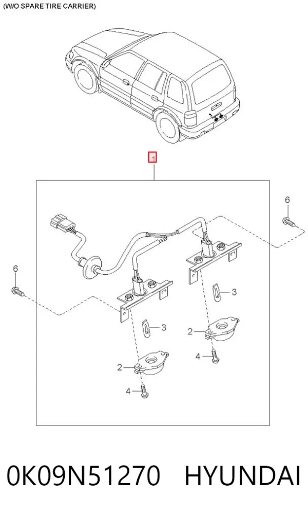  0K09N51270 Hyundai/Kia
