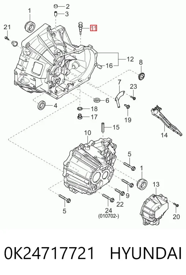  0K24717721 Hyundai/Kia