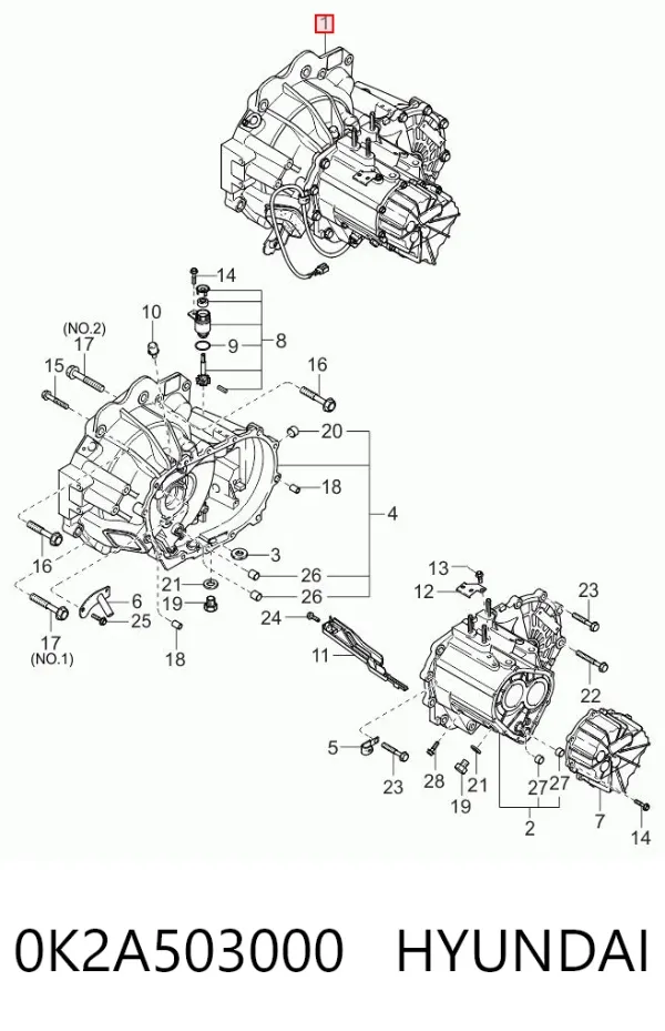 Коробка передач KIA Carens I