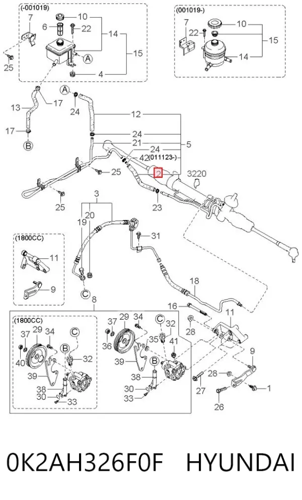  0K2AH326F0F Hyundai/Kia
