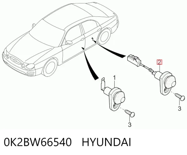  0K2BW66540 Hyundai/Kia