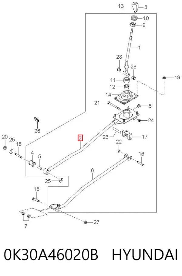  0K30A46020B Hyundai/Kia