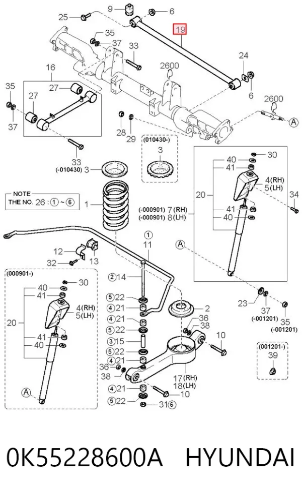  0K55228600A Hyundai/Kia