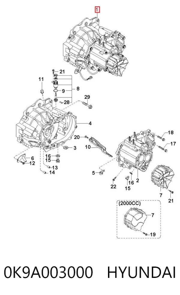 Коробка передач KIA Clarus K9A