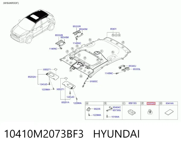  10410M2073BF3 Hyundai/Kia
