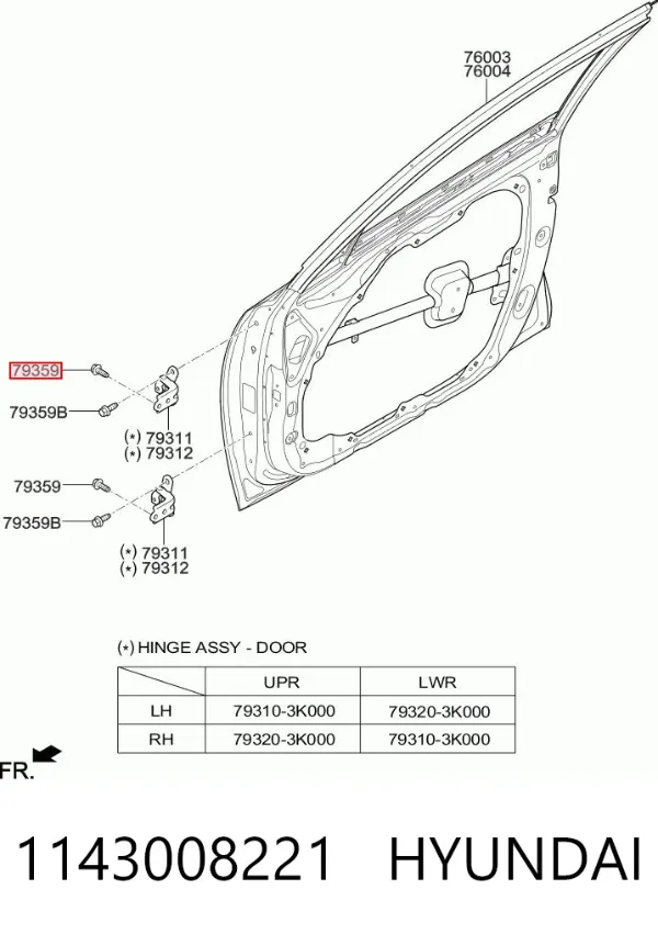  1143008221 Hyundai/Kia