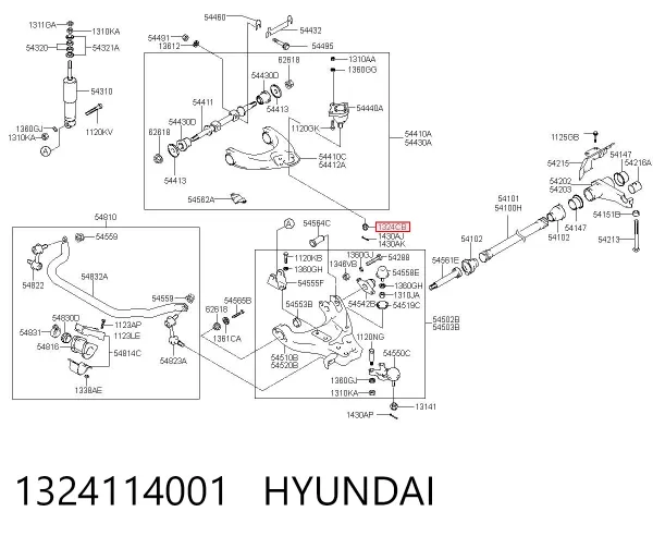  1324114001 Hyundai/Kia