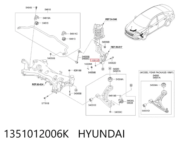 1351012006K Hyundai/Kia
