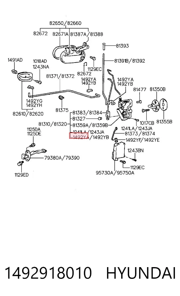 Ляда 1492918010 Hyundai/Kia