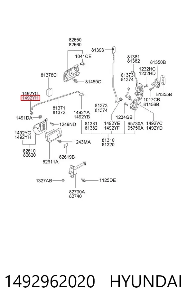 Ляда 1492962020 Hyundai/Kia