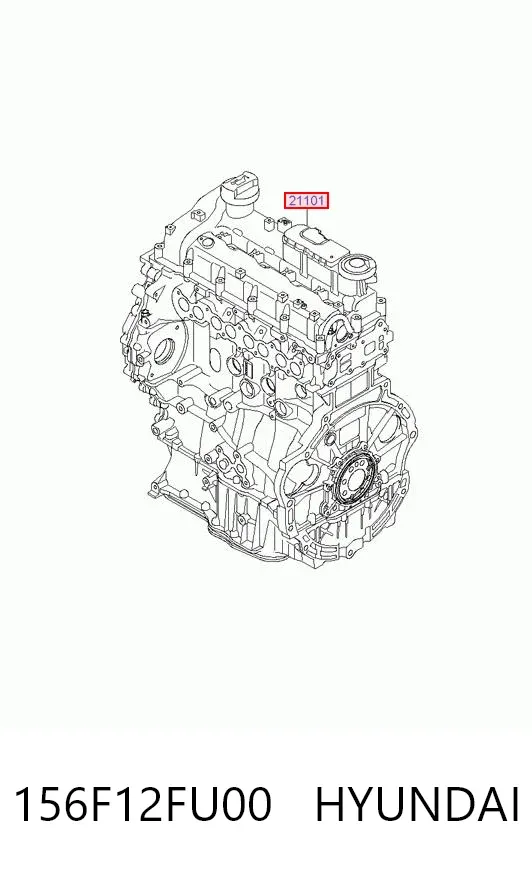 Двигун 156F12FU00 Hyundai/Kia