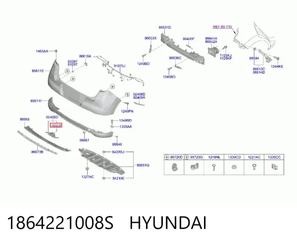  1864221008S Hyundai/Kia