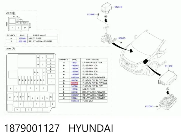  1879001127 Hyundai/Kia