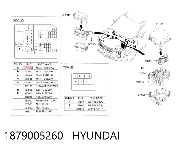  1879005260 Hyundai/Kia