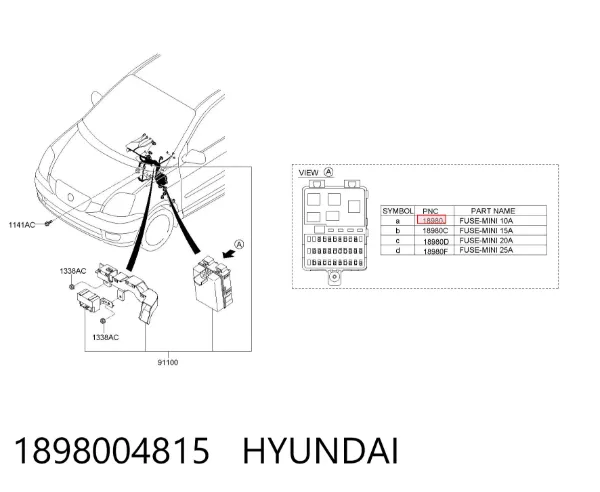  1898004815 Hyundai/Kia