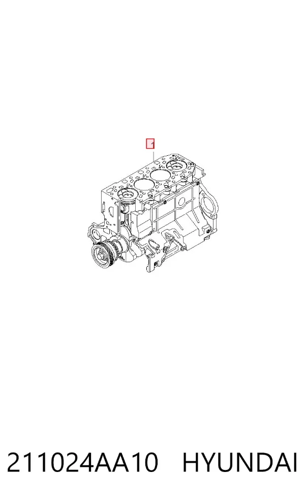 Двигун 211024AA10 Hyundai/Kia