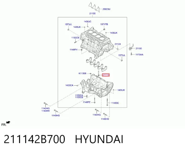  211142B700 Hyundai/Kia