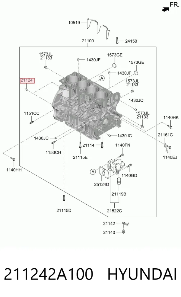  211242A100 Hyundai/Kia
