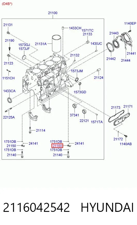  2116042542 Hyundai/Kia