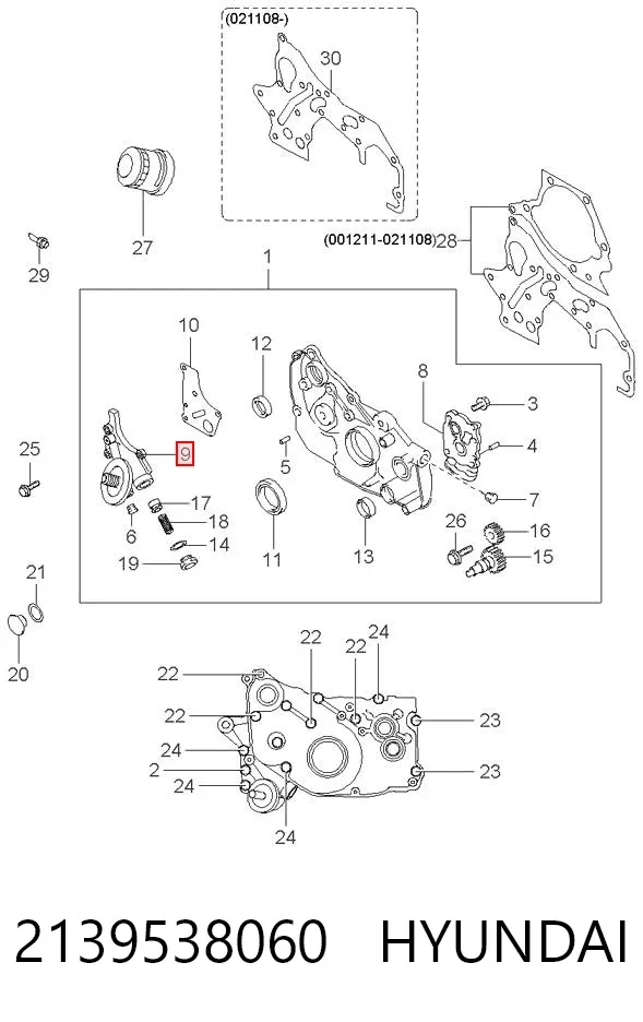  2139538060 Hyundai/Kia