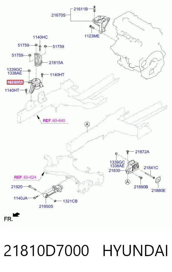  21810D7000 Hyundai/Kia