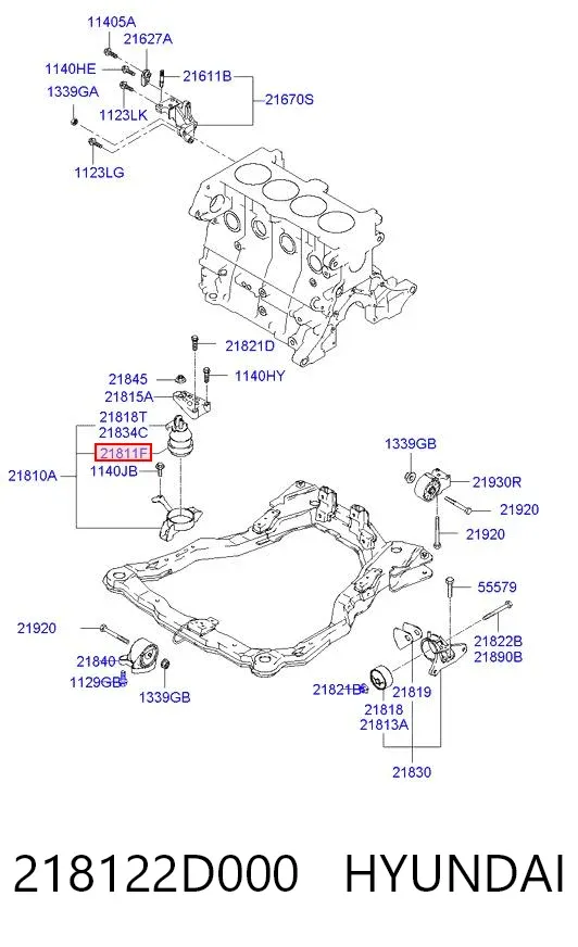  218122D000 Hyundai/Kia