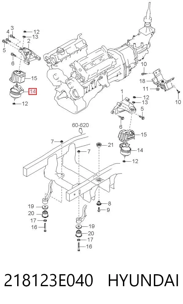  218123E040 Hyundai/Kia