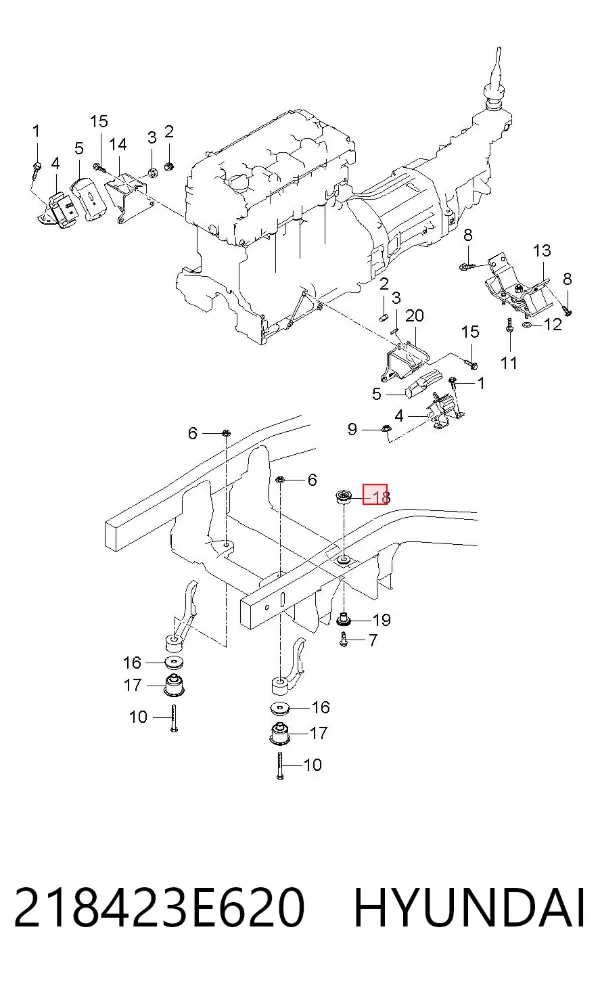 218423E620 Hyundai/Kia