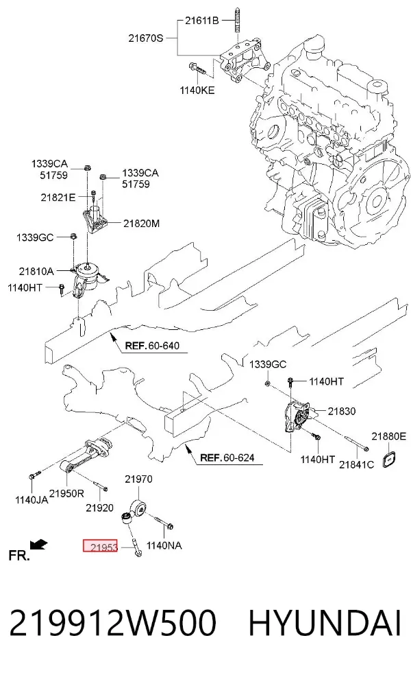  219912W500 Hyundai/Kia