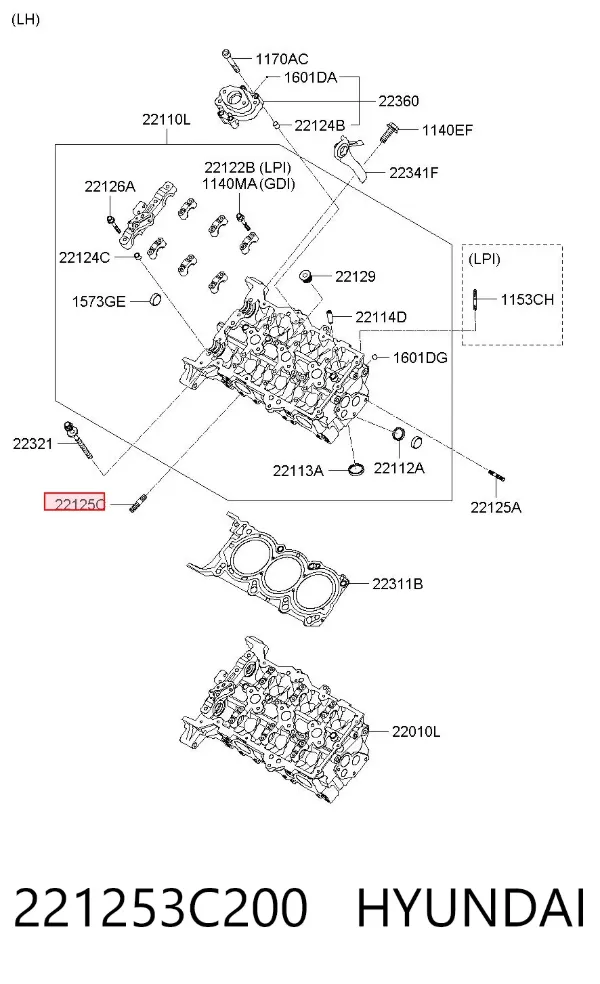  221253C200 Hyundai/Kia