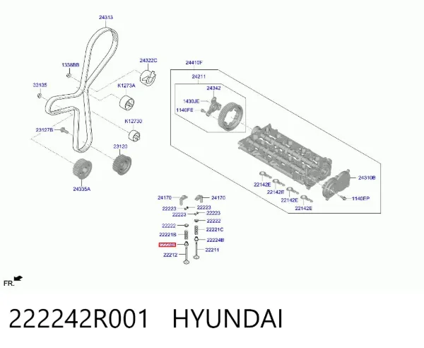  222242R001 Hyundai/Kia