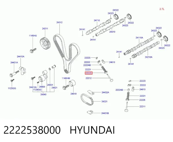  2222538000 Hyundai/Kia