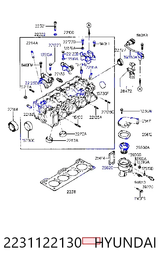 Прокладка ГБЦ 2231122130 Hyundai/Kia