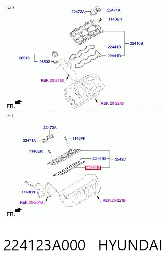  224123A000 Hyundai/Kia