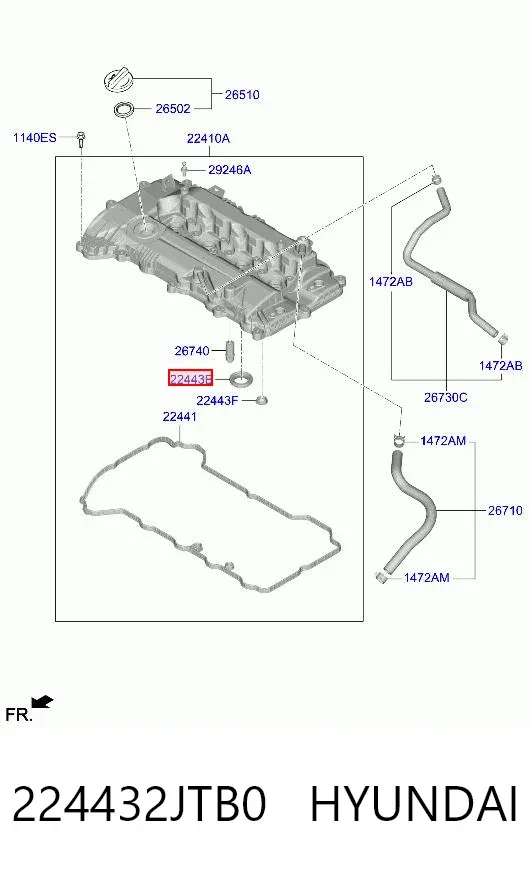  224432JTB0 Hyundai/Kia