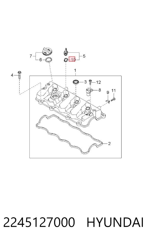 Кільце форсунки KIA Ceed ED