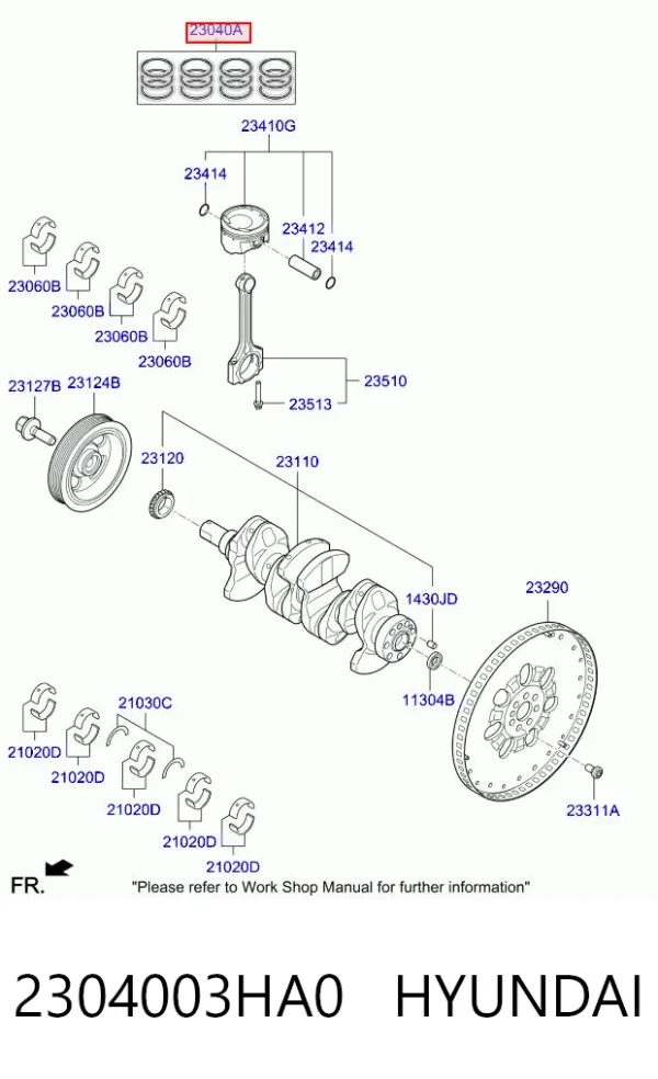  2304003HA0 Hyundai/Kia