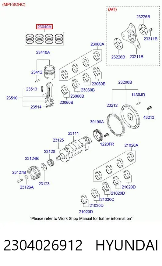  2304026912 Hyundai/Kia