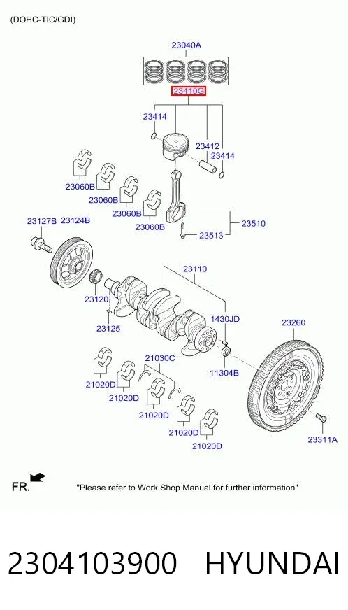  2304103900 Hyundai/Kia