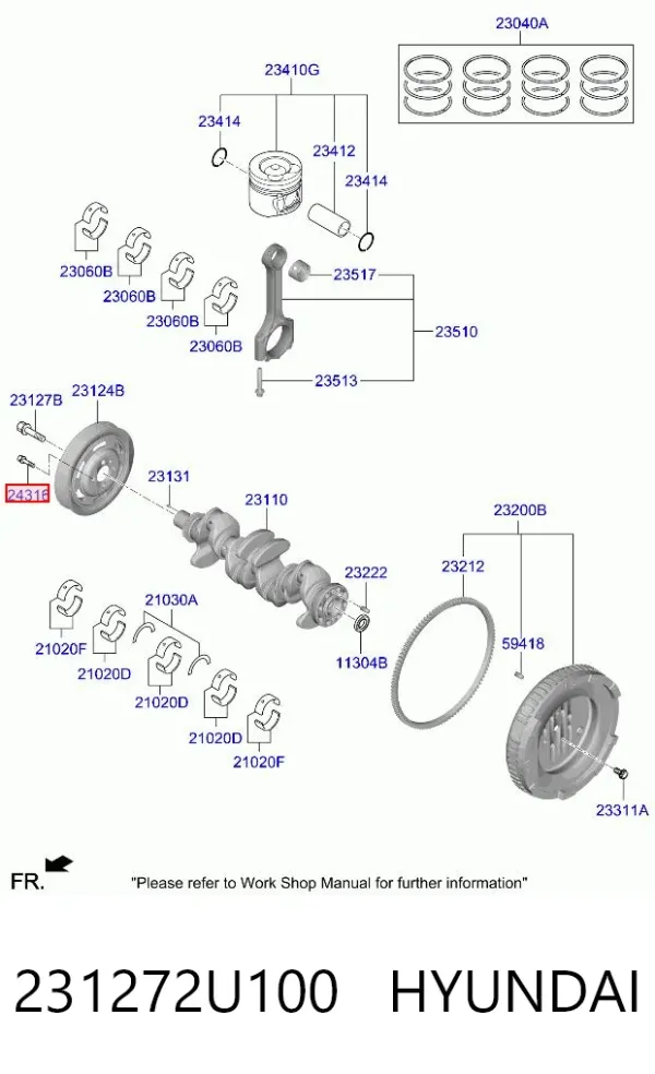  231272U100 Hyundai/Kia